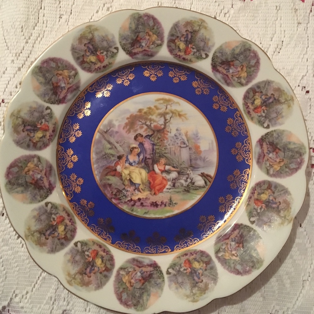 Vintage Bavaria plate from West Germany